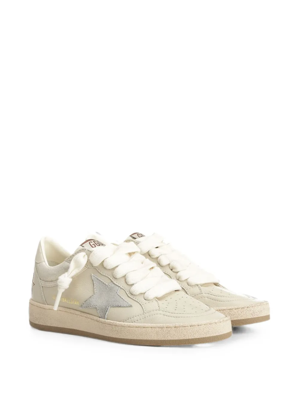 Golden Goose Ball Star glitter sneakers Beige
