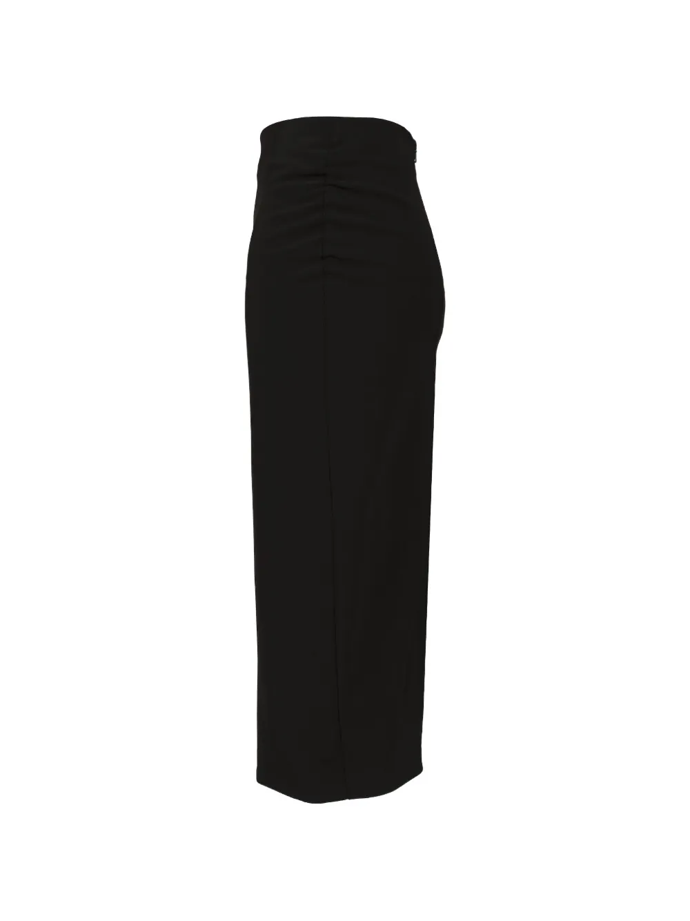 Max Mara Midi-rok met ruches Zwart