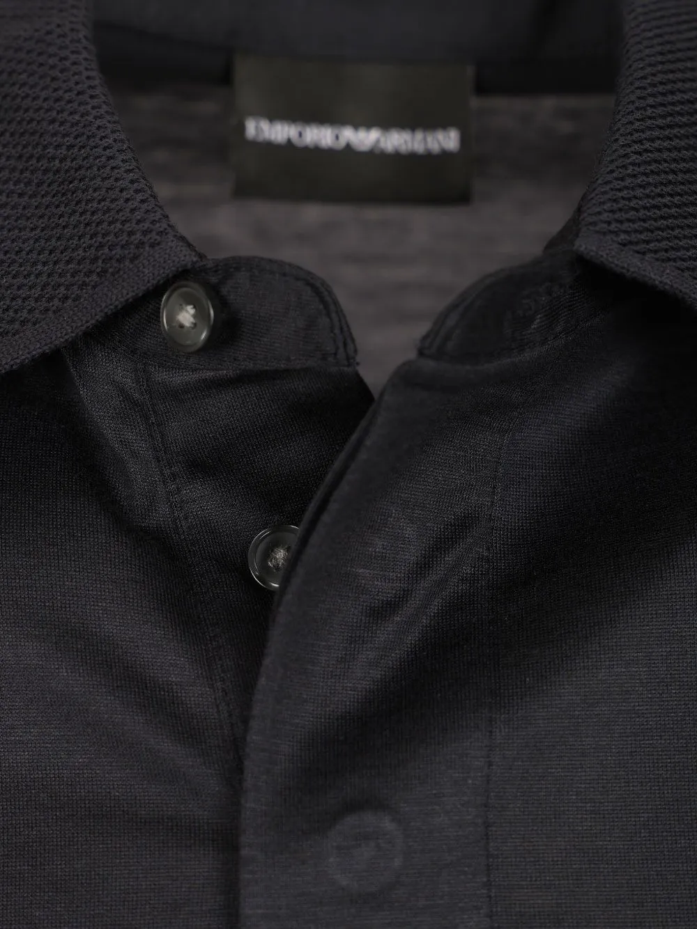 Emporio Armani Poloshirt met lange mouwen Blauw