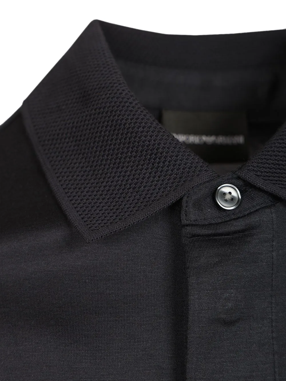 Emporio Armani Poloshirt met lange mouwen Blauw
