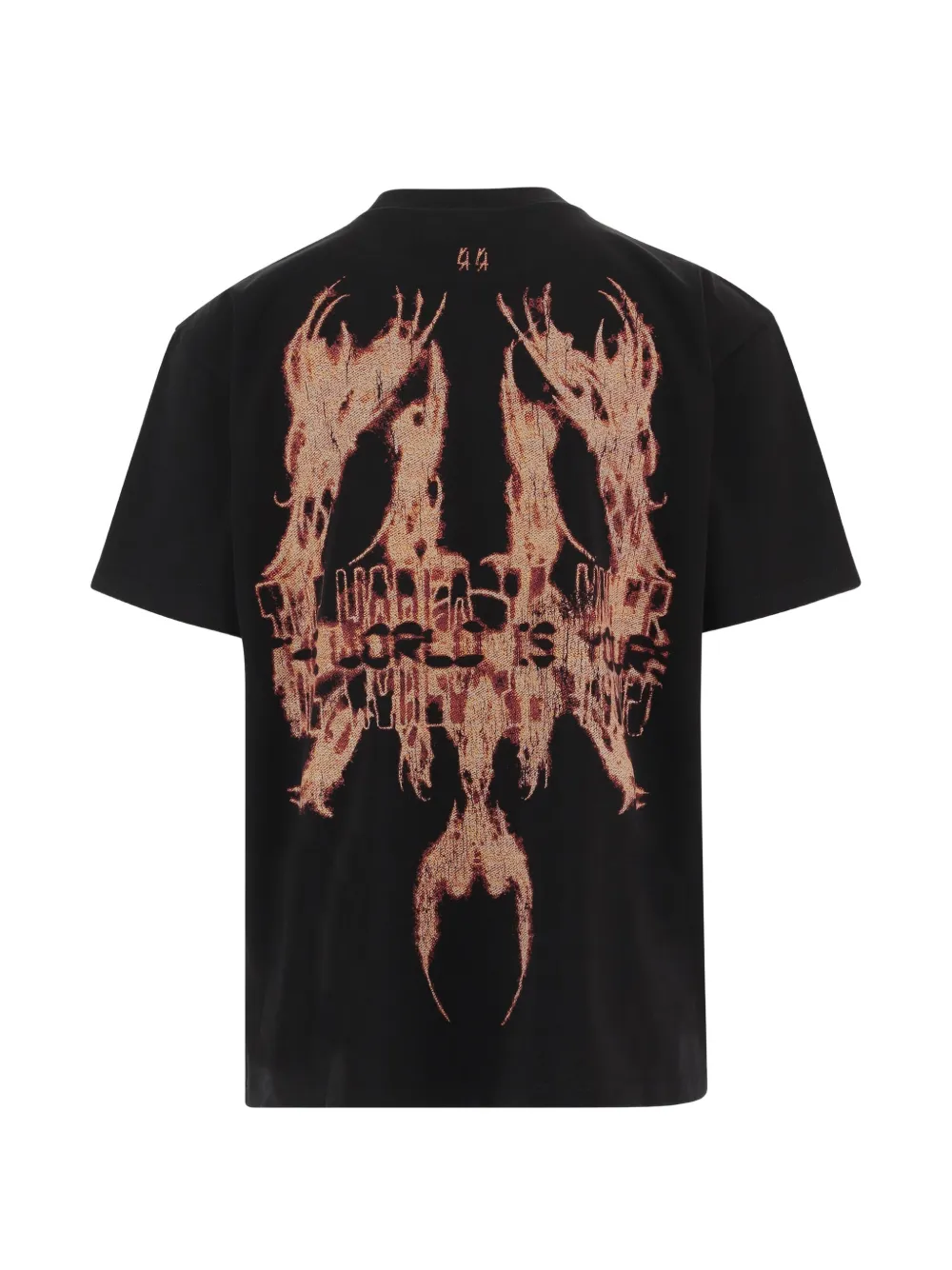 44 LABEL GROUP T-shirt met logoprint Zwart