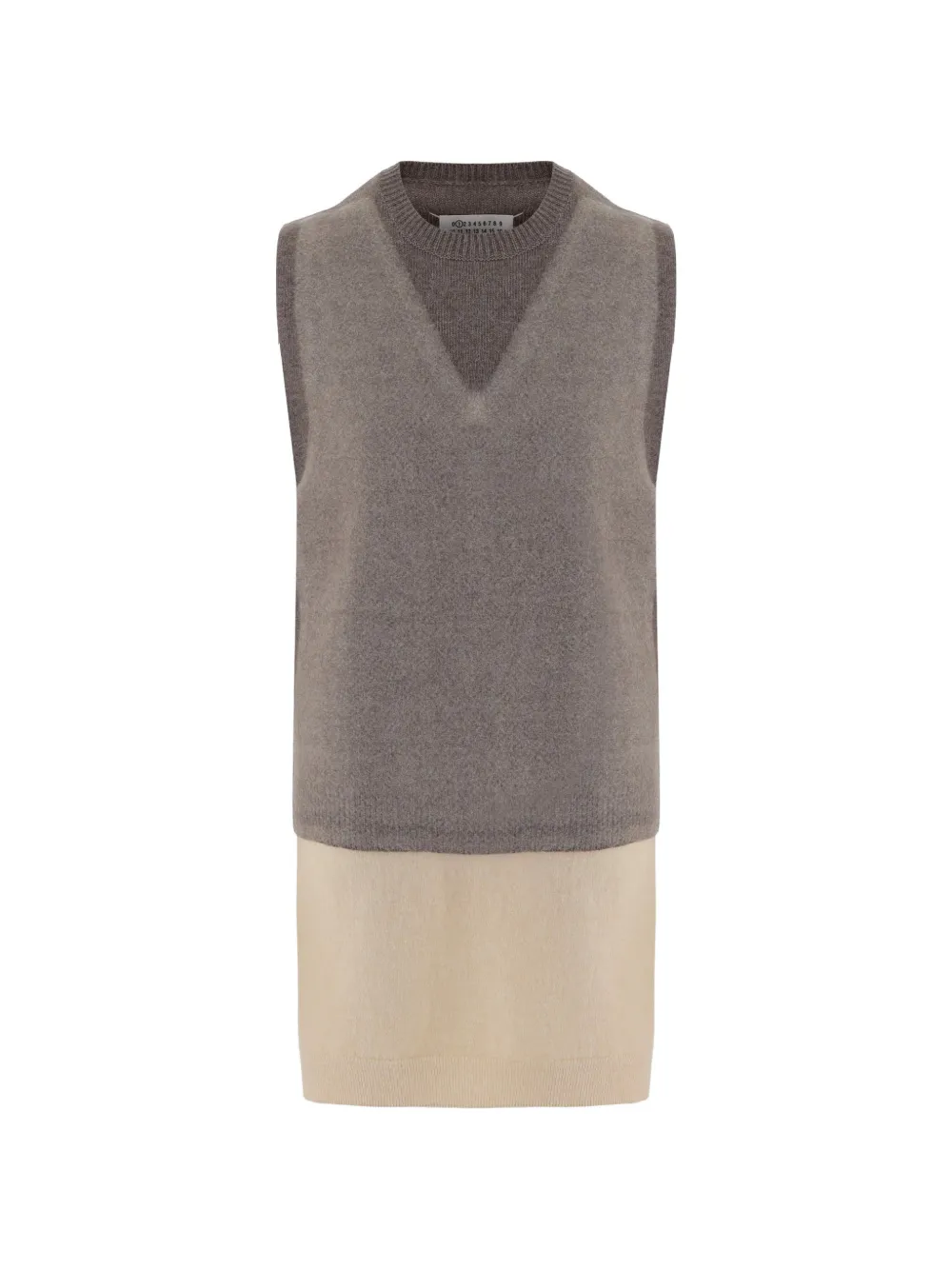 Maison Margiela sleeveless top - Marrone