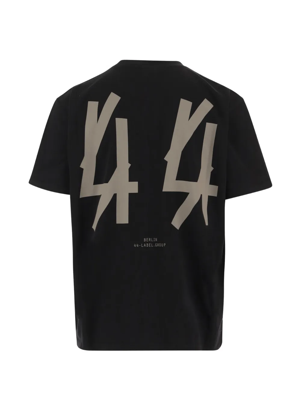 44 LABEL GROUP T-shirt met logoprint Zwart