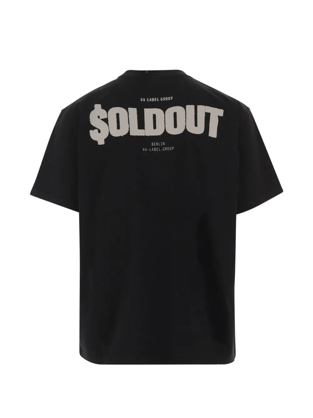 44 LABEL GROUP T-shirt met logoprint Zwart