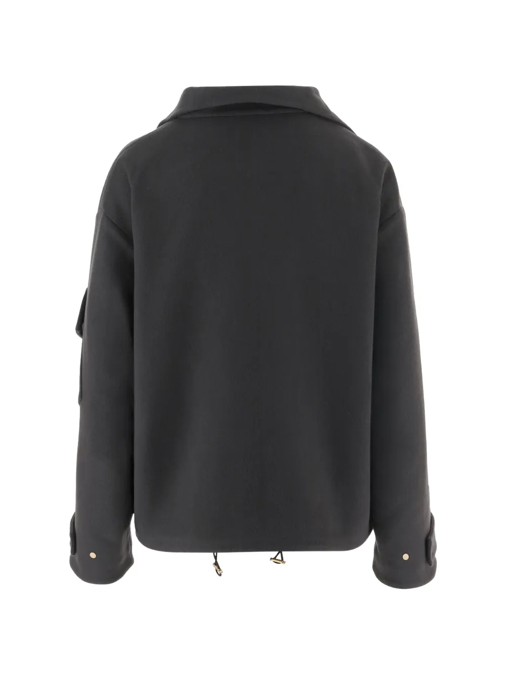 Giorgio Armani Cargo jack met hoge hals Grijs