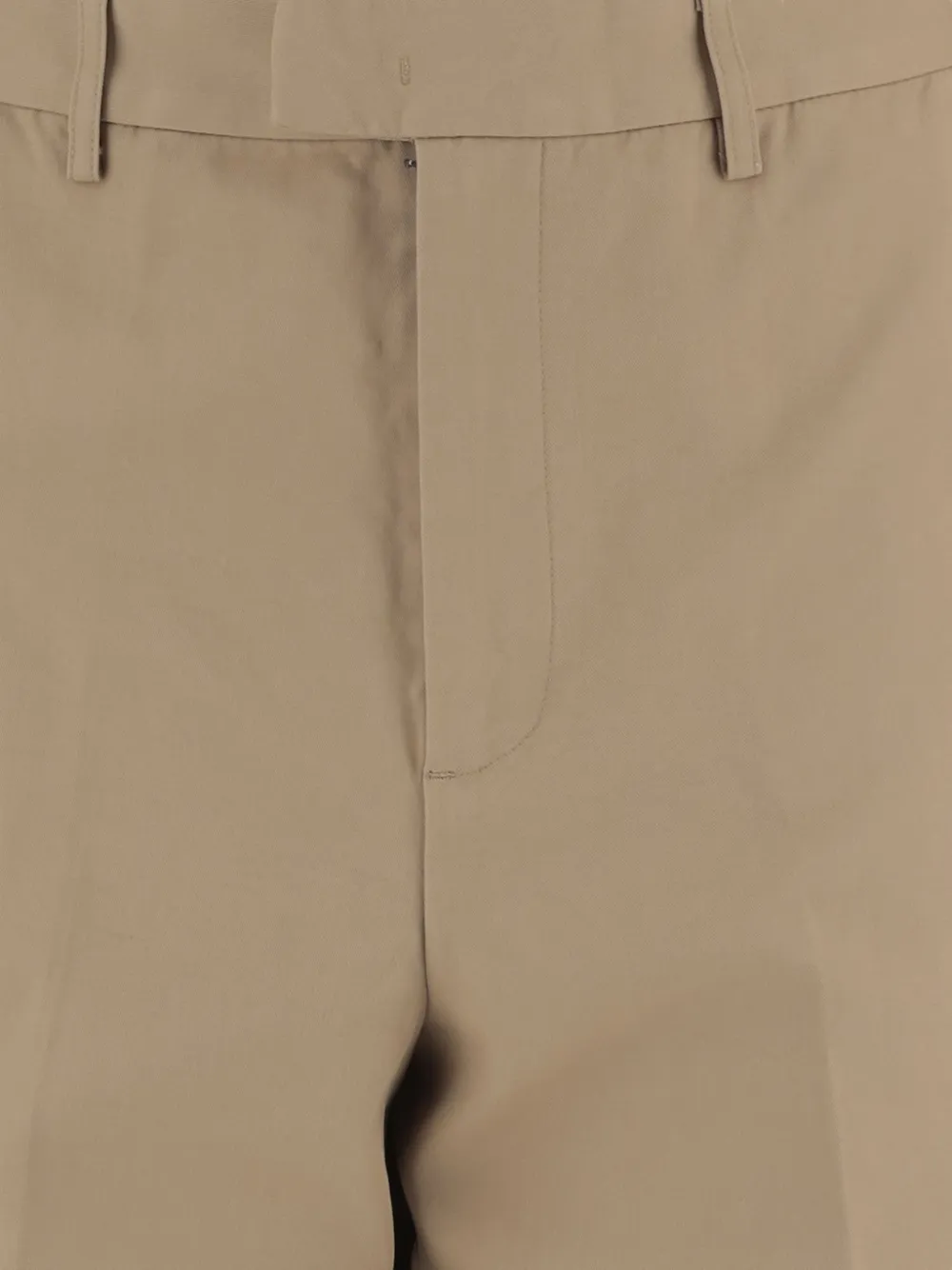 Emporio Armani Broek met logopatch Beige