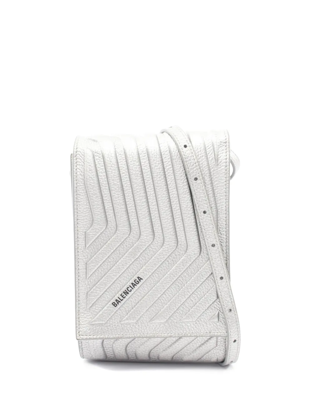 Balenciaga Pre-Owned Pouch per smartphone in pelle 2017 - Argento