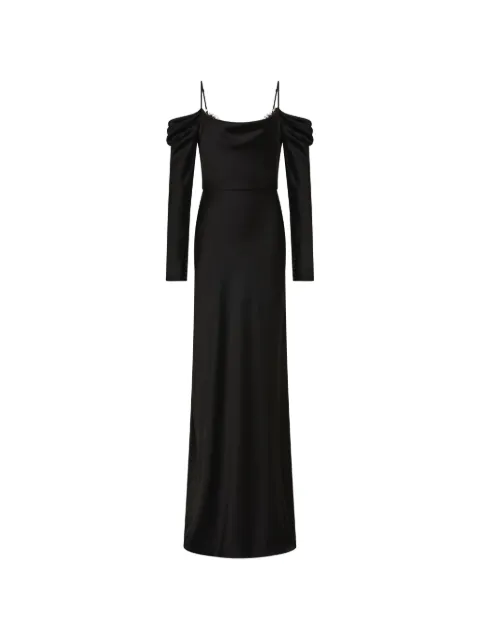 Rebecca Vallance Noire long sleeve gown
