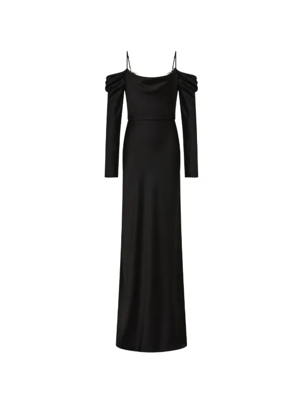 chianti bridesmaid dresses Velvet Dress - Dress Package:BOX*24 Taysom Hill Ideal for evening events Blue Dress With Gold