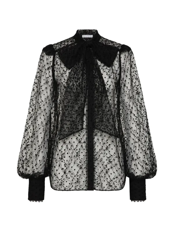 Rebecca Vallance Delphina Blouse in Black