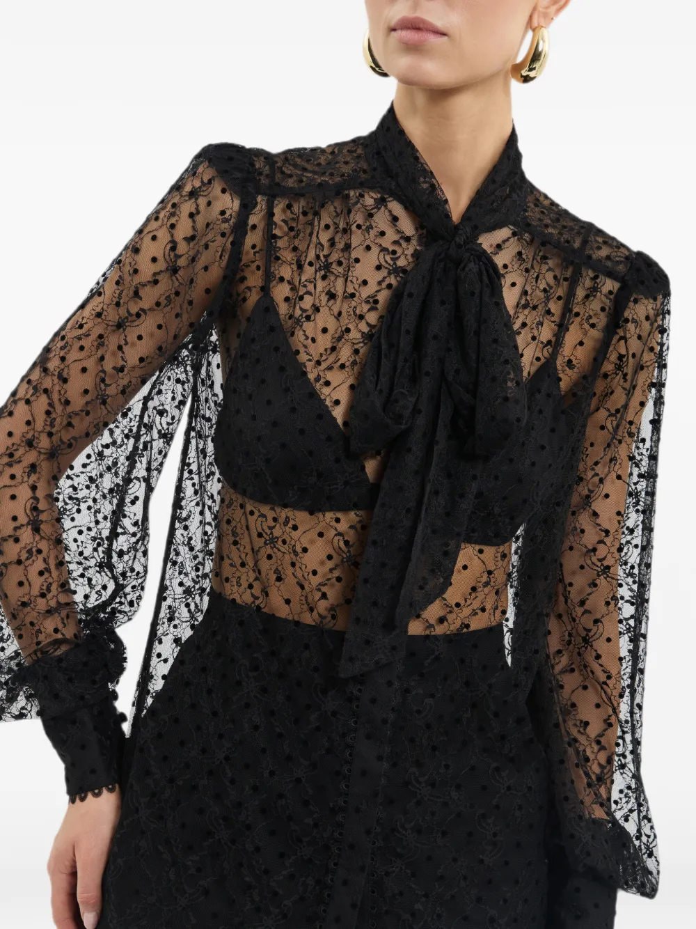 Rebecca Vallance Delphina blouse Zwart