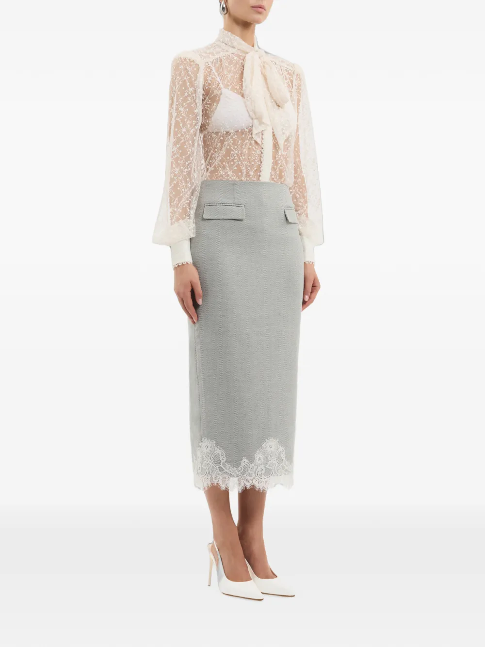 Rebecca Vallance Delphina blouse Beige