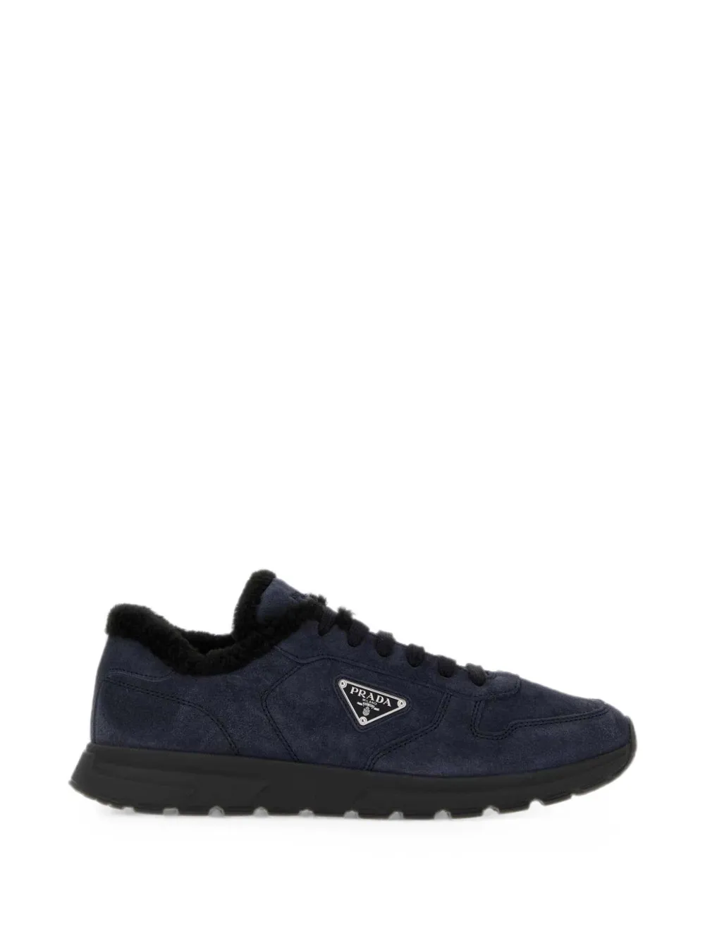 Prada Prax 2.0 suede sneakers Blauw