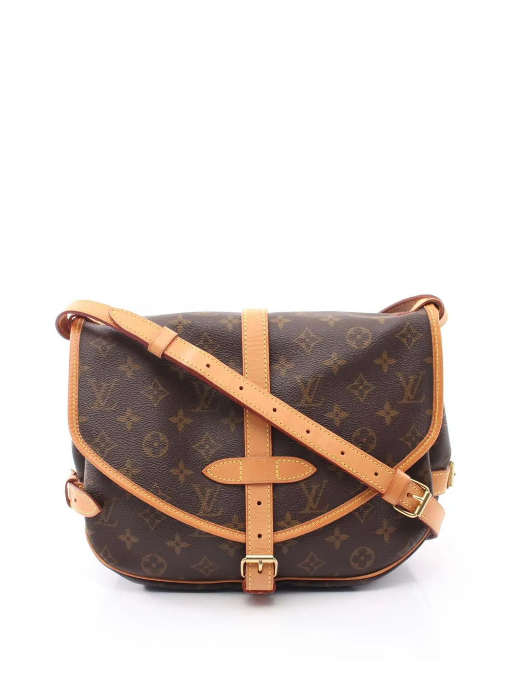 Louis Vuitton Pre-Owned 1999 Monogram Saumur 30 crossbody bag - Braun