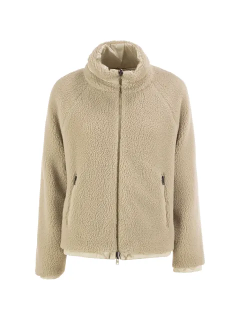 Herno reversible teddy-fleece jacket