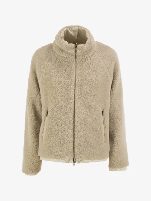 Herno reversible teddy-fleece jacket
