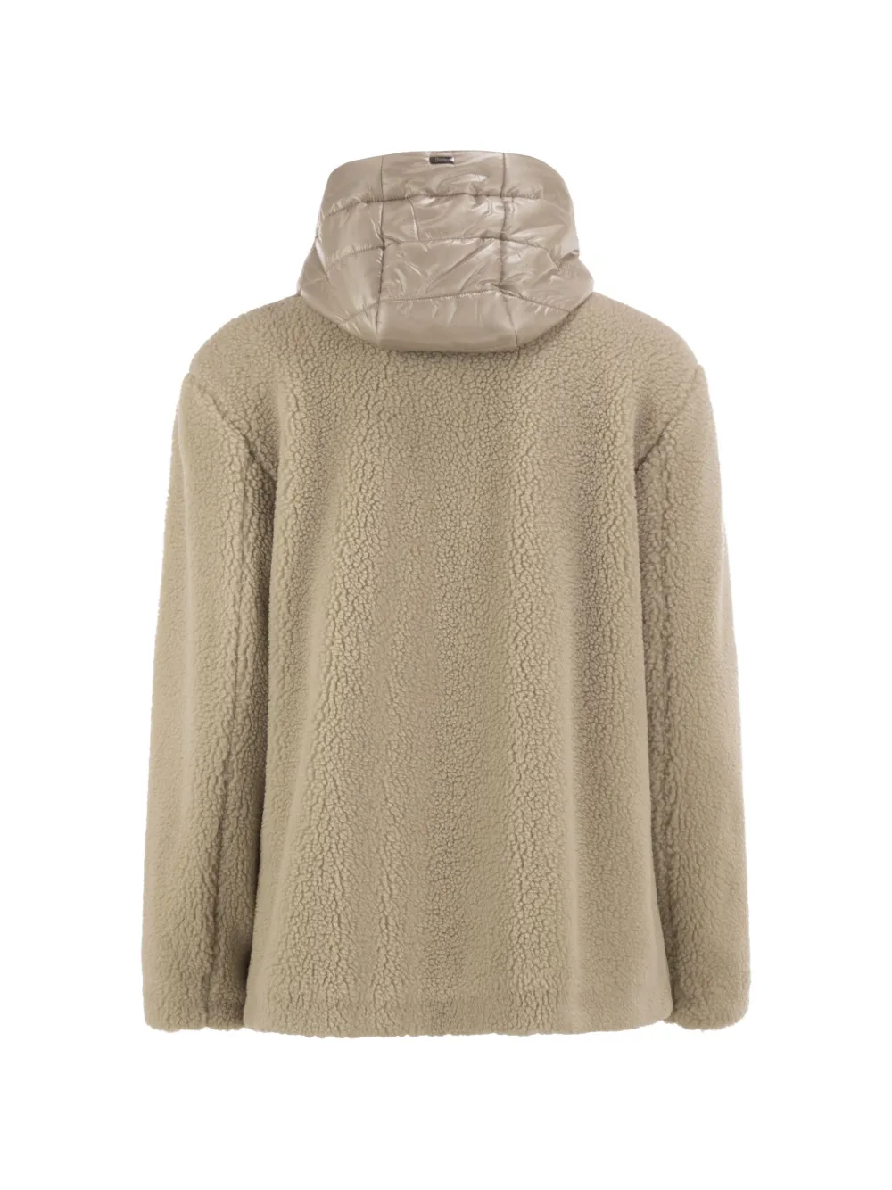 Herno Jack met capuchon en teddy-effect Beige
