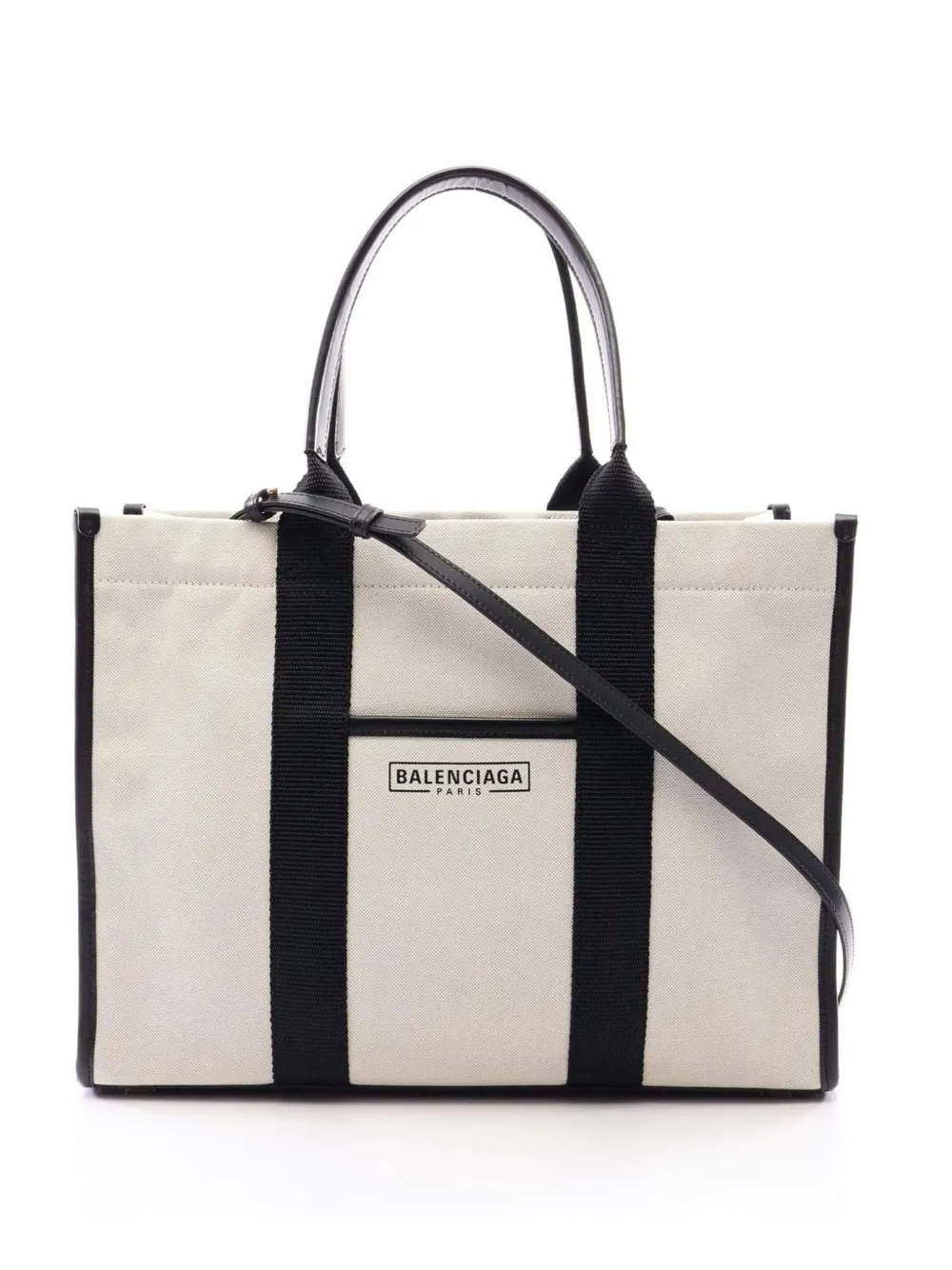 Balenciaga Pre-Owned 2018-2026 Medium Canvas Hardware Tote satchel - Weiß