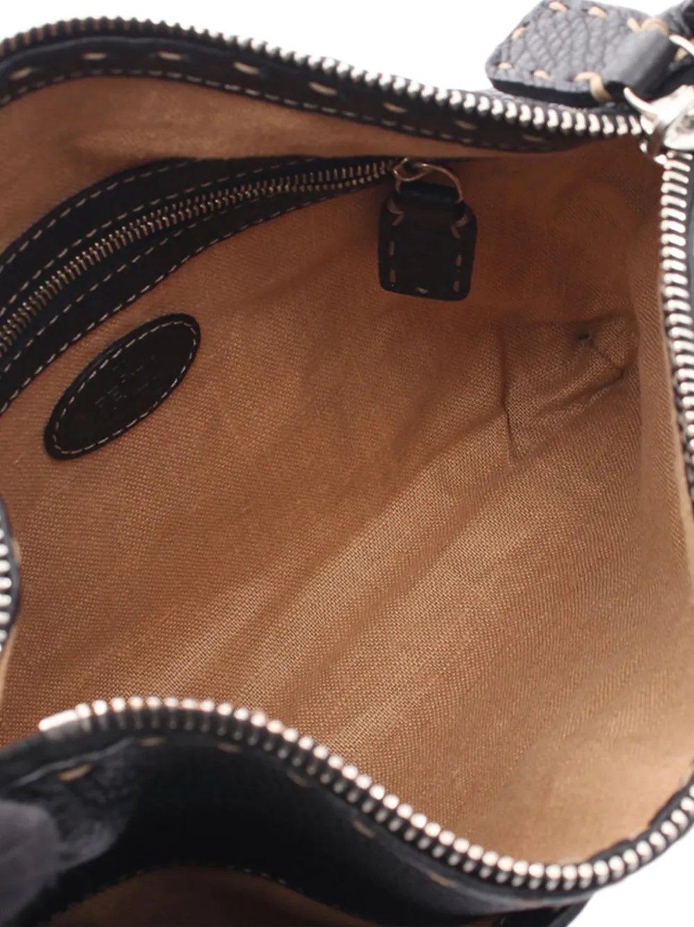 Fendi Pre-owned 2000-2026 Selleria Crossbody Bag in Black, view 4