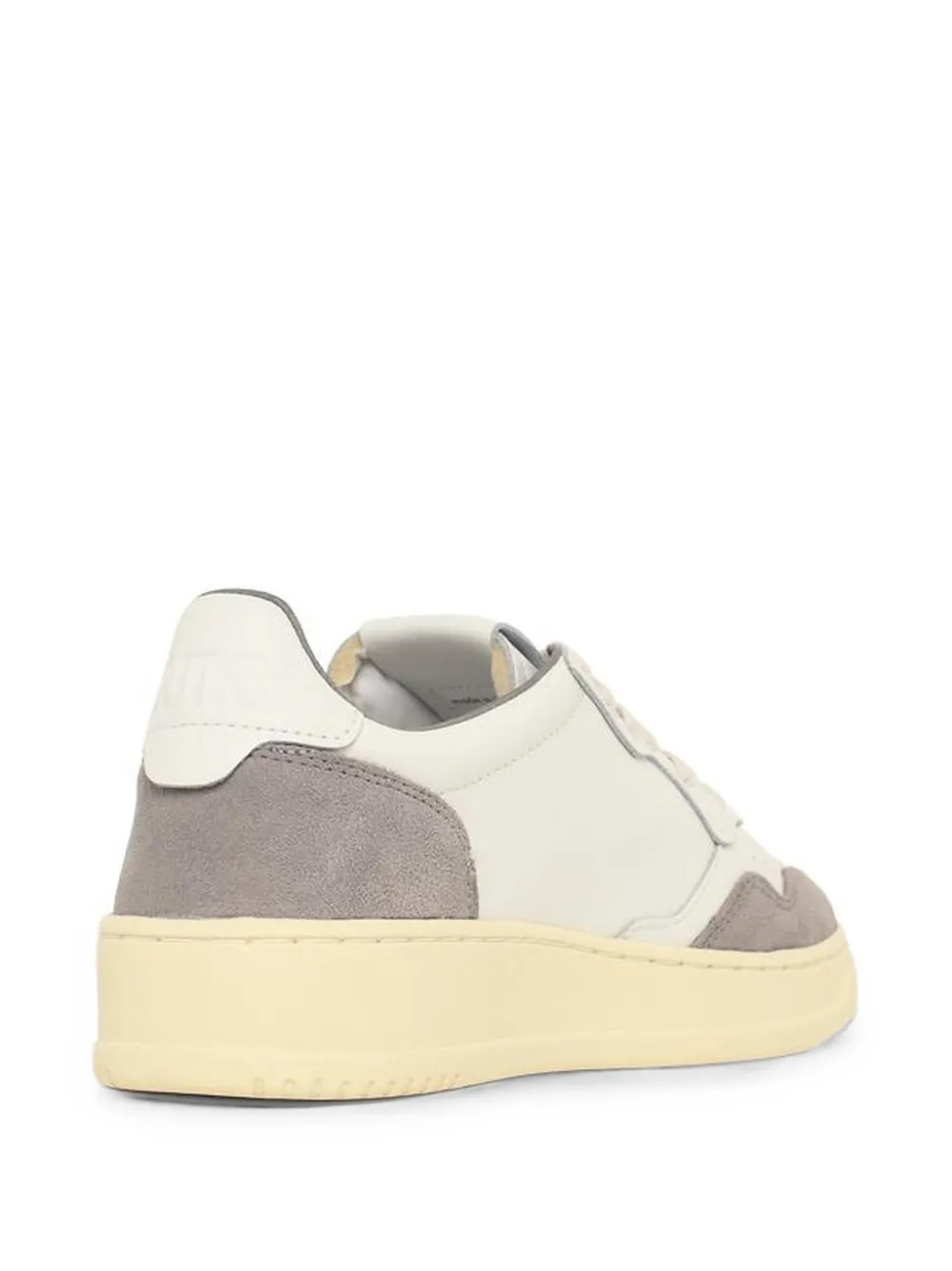 Autry Medalist calf suede-panelled sneakers Wit