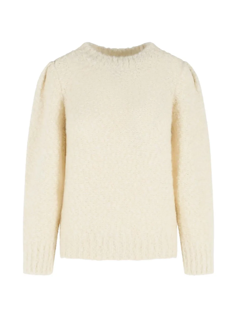 ISABEL MARANT Emma puff-sleeve sweater - Neutrals