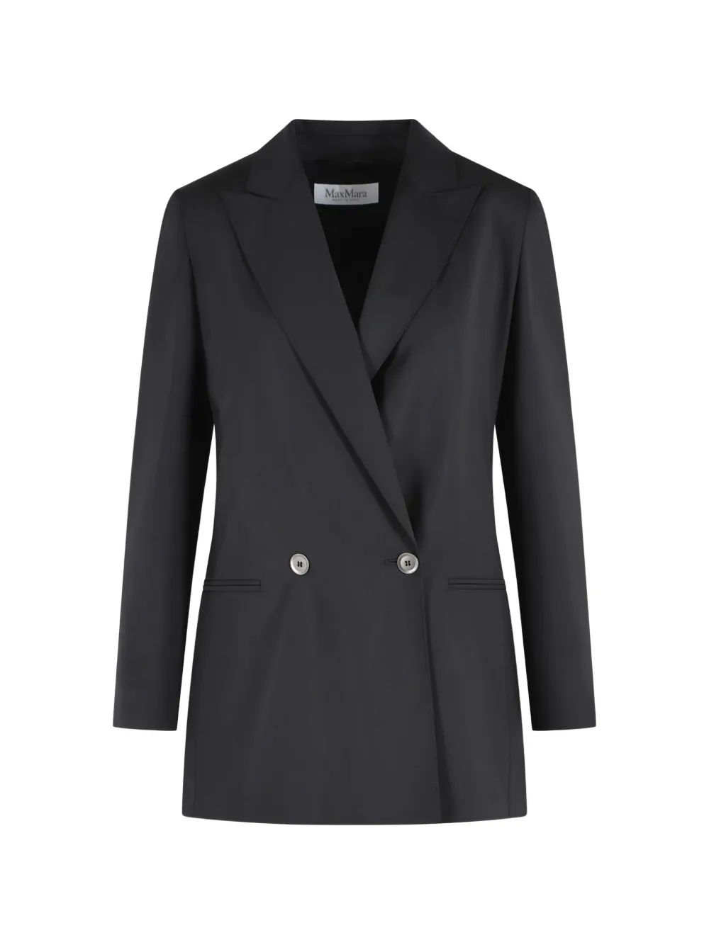 Max Mara Bikini double-breasted blazer - Nero