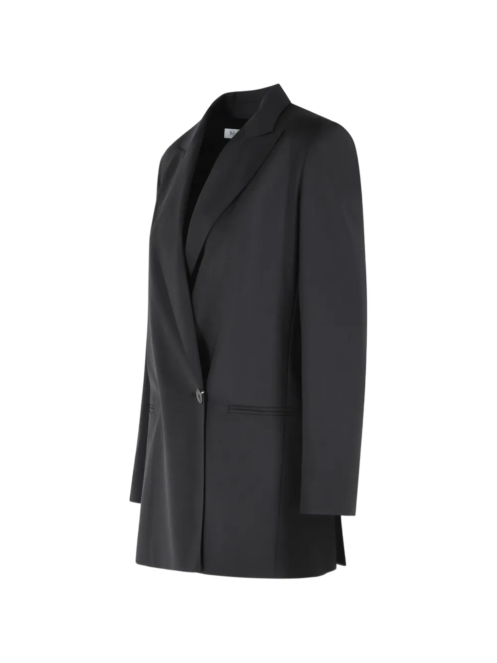 Max Mara Bikini blazer met dubbele rij knopen Zwart