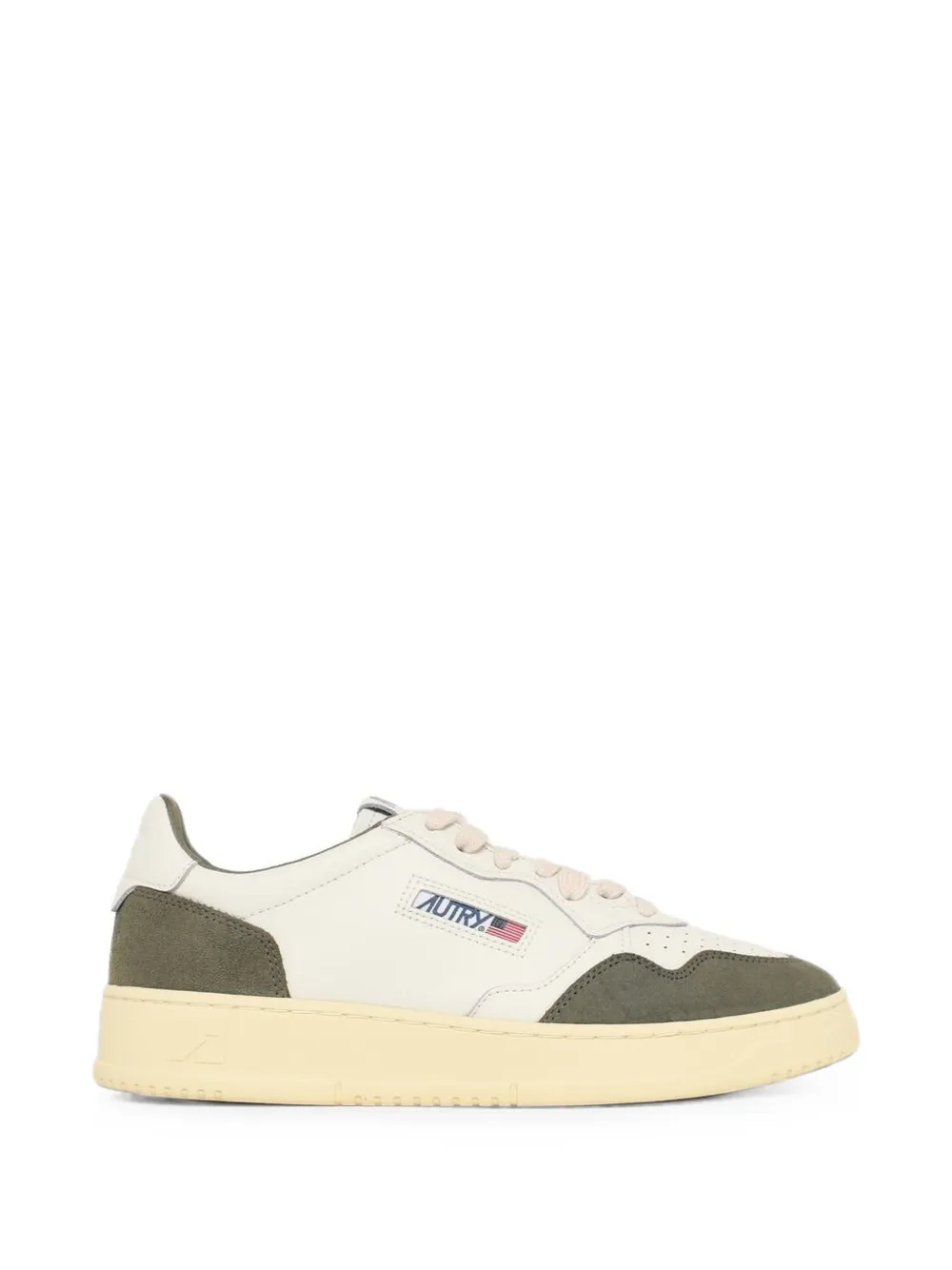 Autry Medalist calf suede-panelled sneakers - Toni neutri