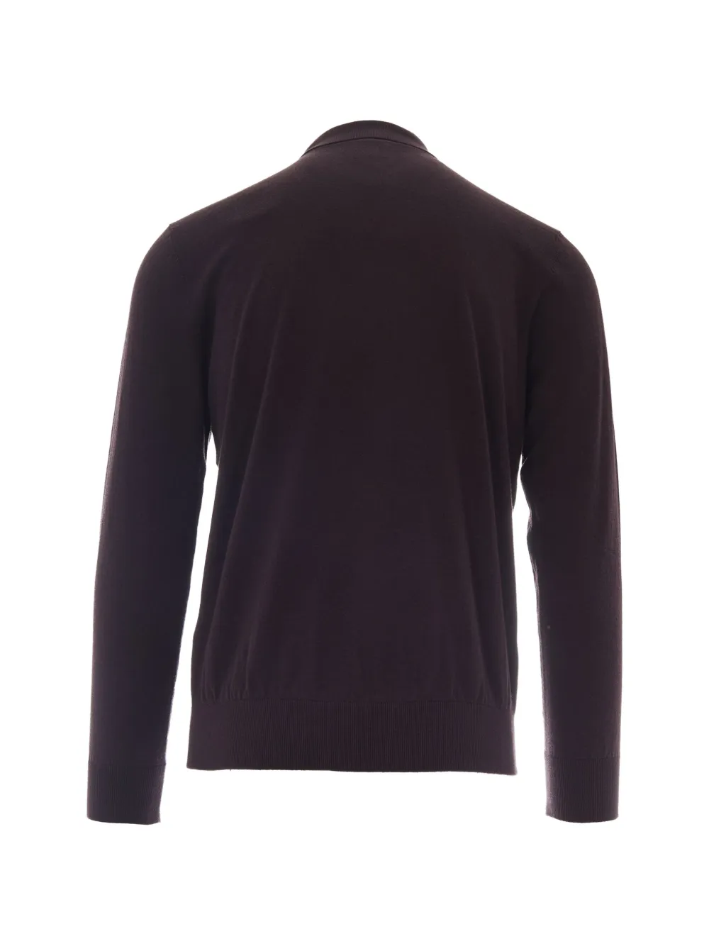 Eleventy Poloshirt met lange mouwen Rood