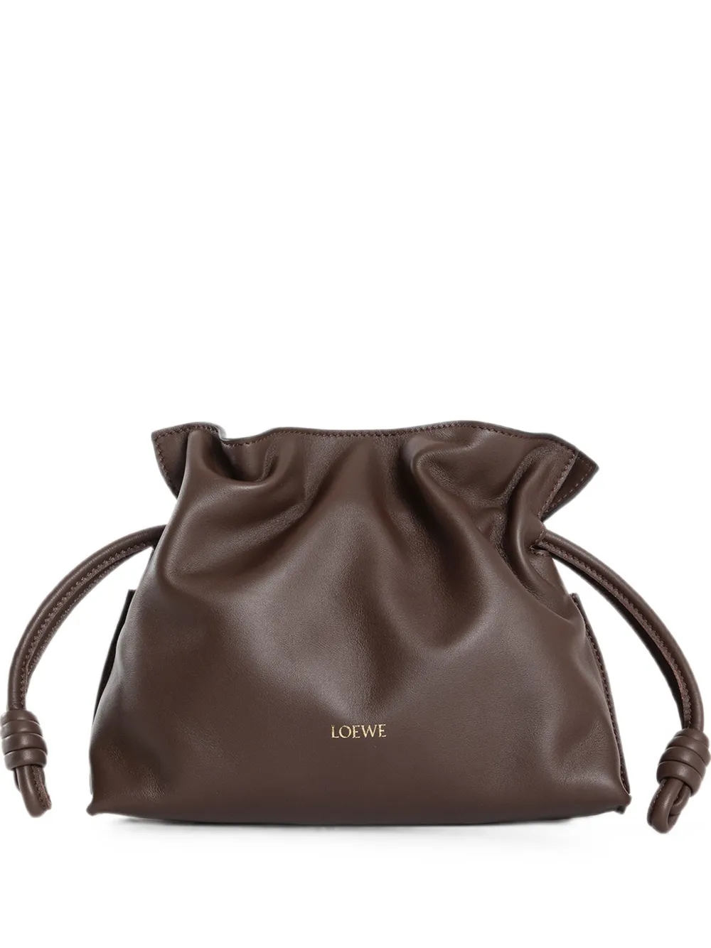 LOEWE Mini Flamenco Clutch - Braun