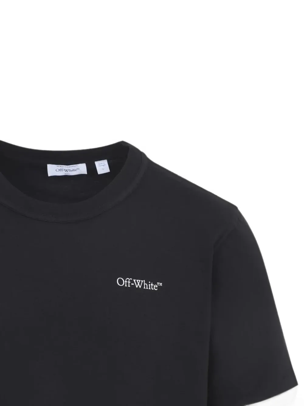 Off-White Katoenen T-shirt met logoprint Zwart