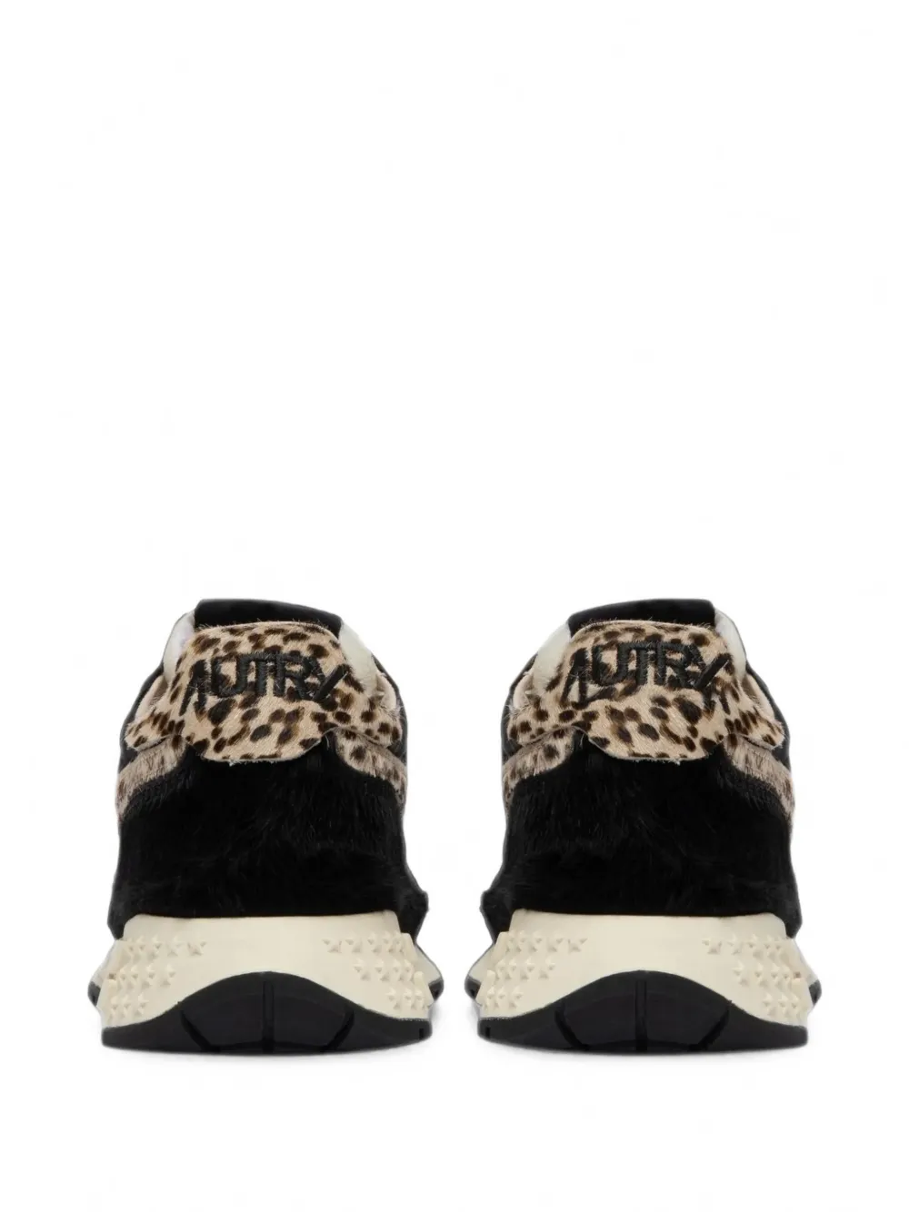 Autry Reelwind leopard-print sneakers Zwart