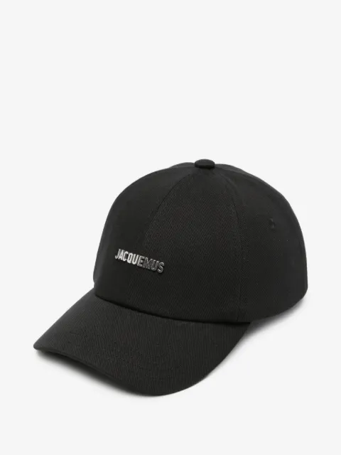 Jacquemus gorra con placa del logo