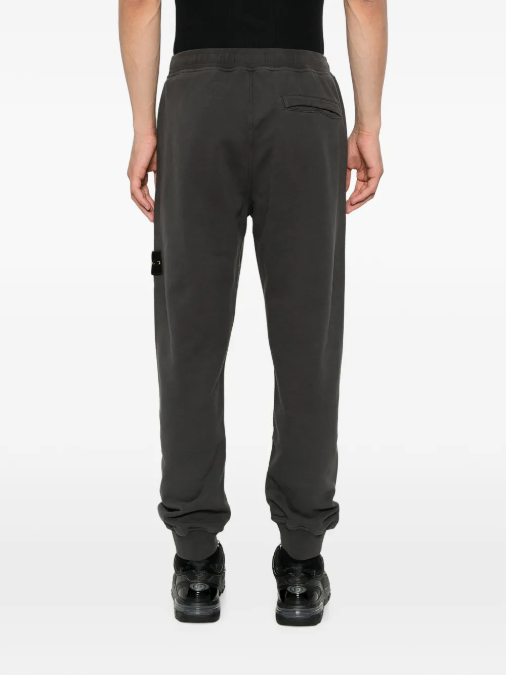 Stone Island 6200012 geborstelde katoenen joggingbroek Grijs