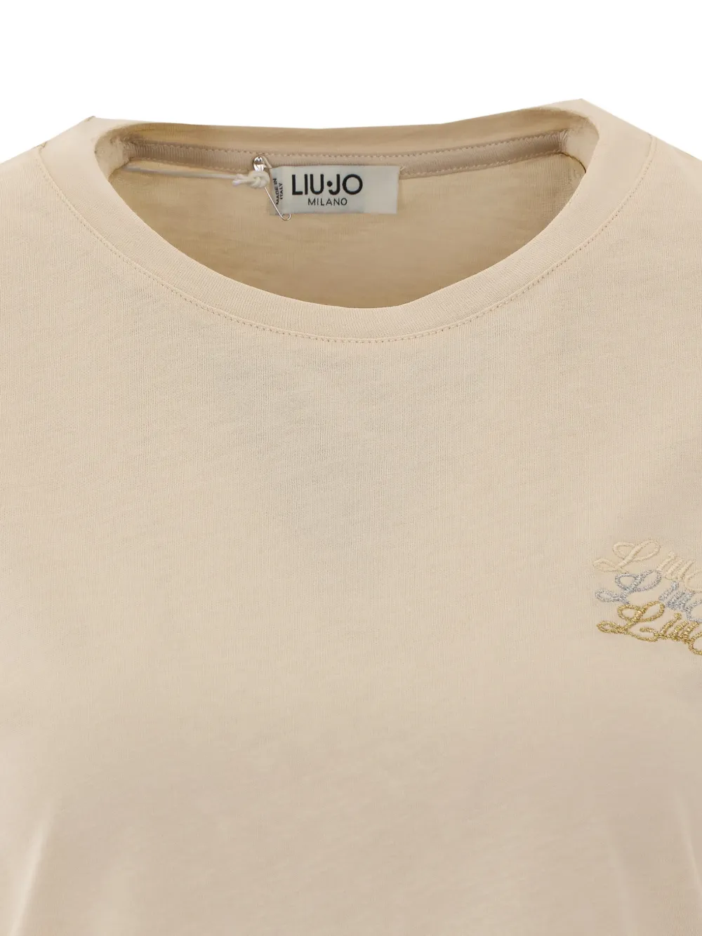 LIU JO T-shirt met print Beige