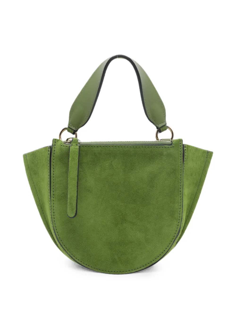 Wandler Hortensia suède clutch Groen