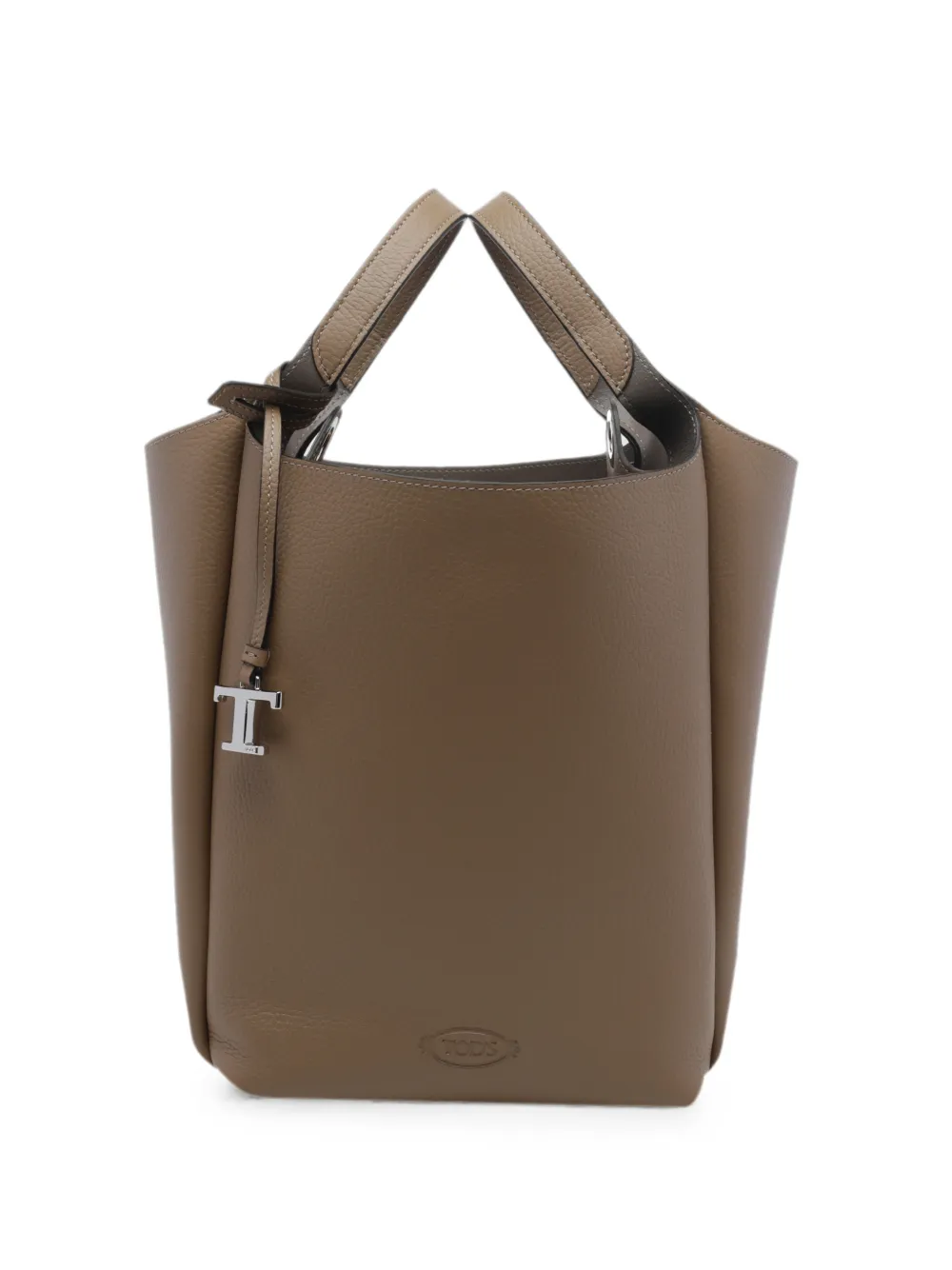 Tod's small leather bucket bag - Braun