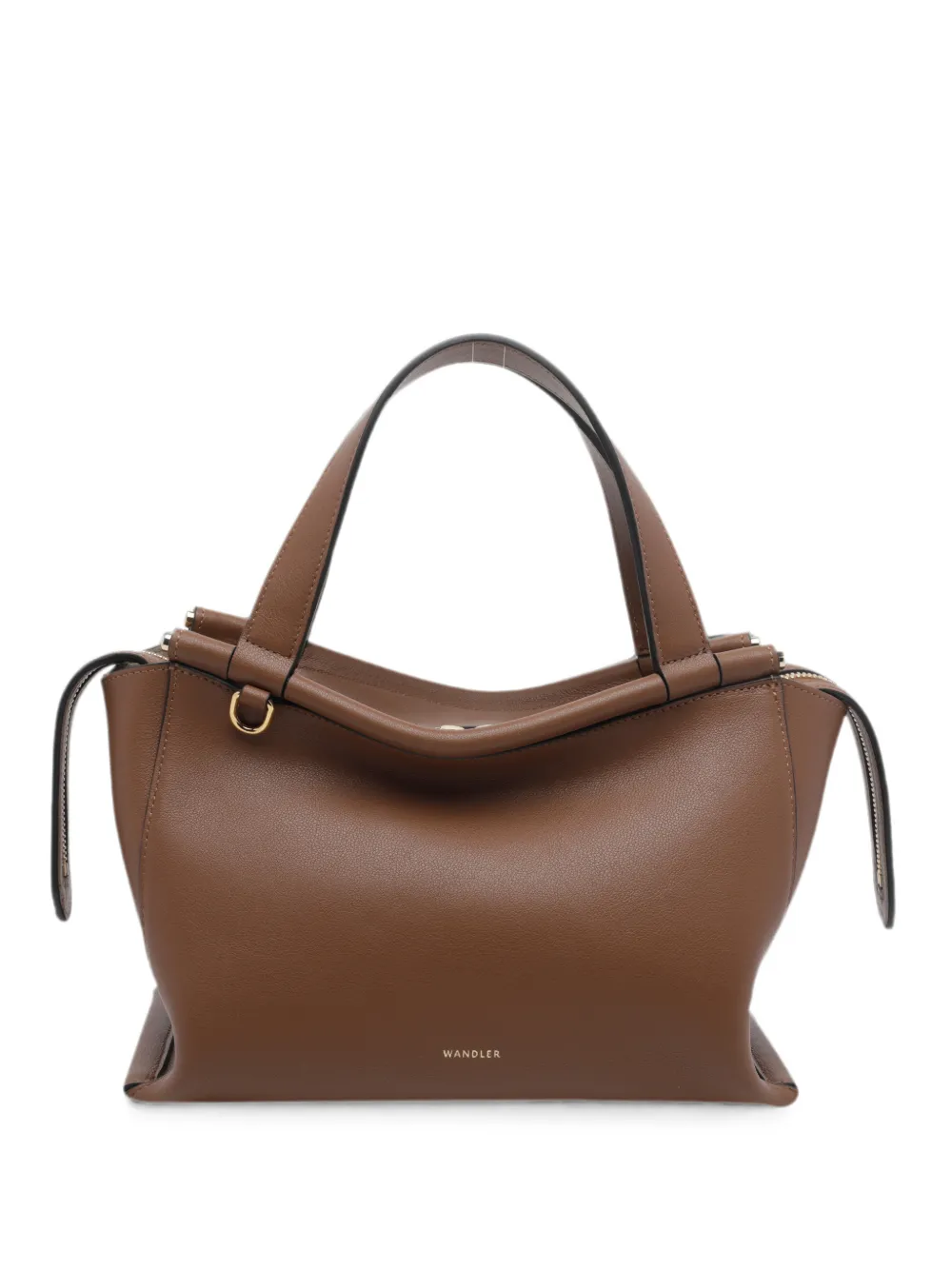 Wandler Ida leather handbag - Brown
