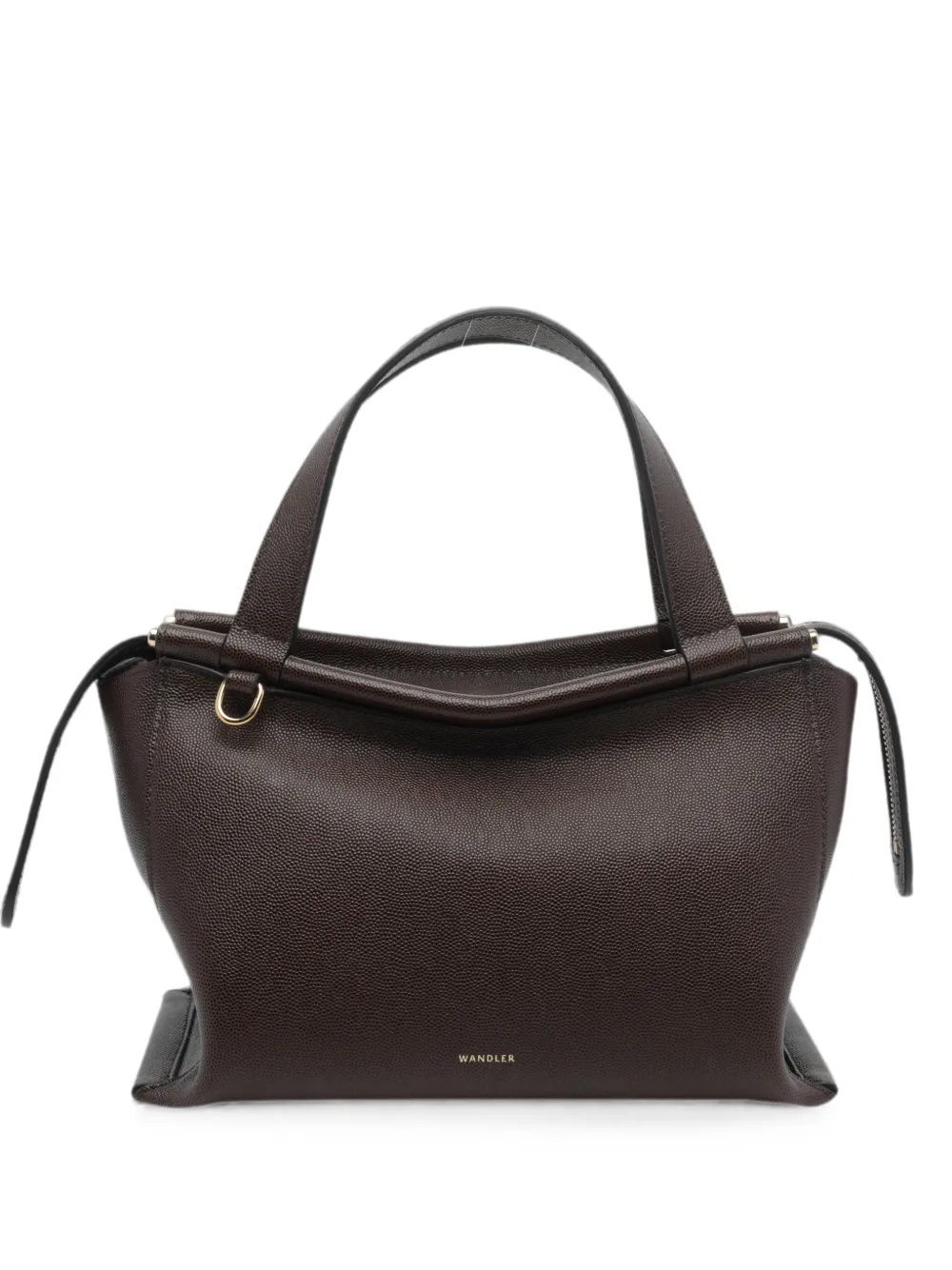 Wandler Ida leather handbag - Brown