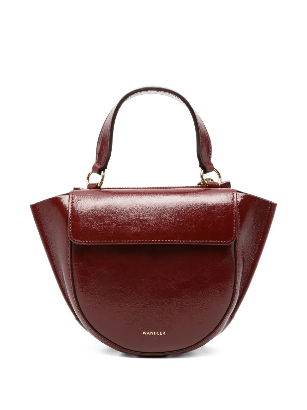 Wandler Hortensia leather tote bag - Red