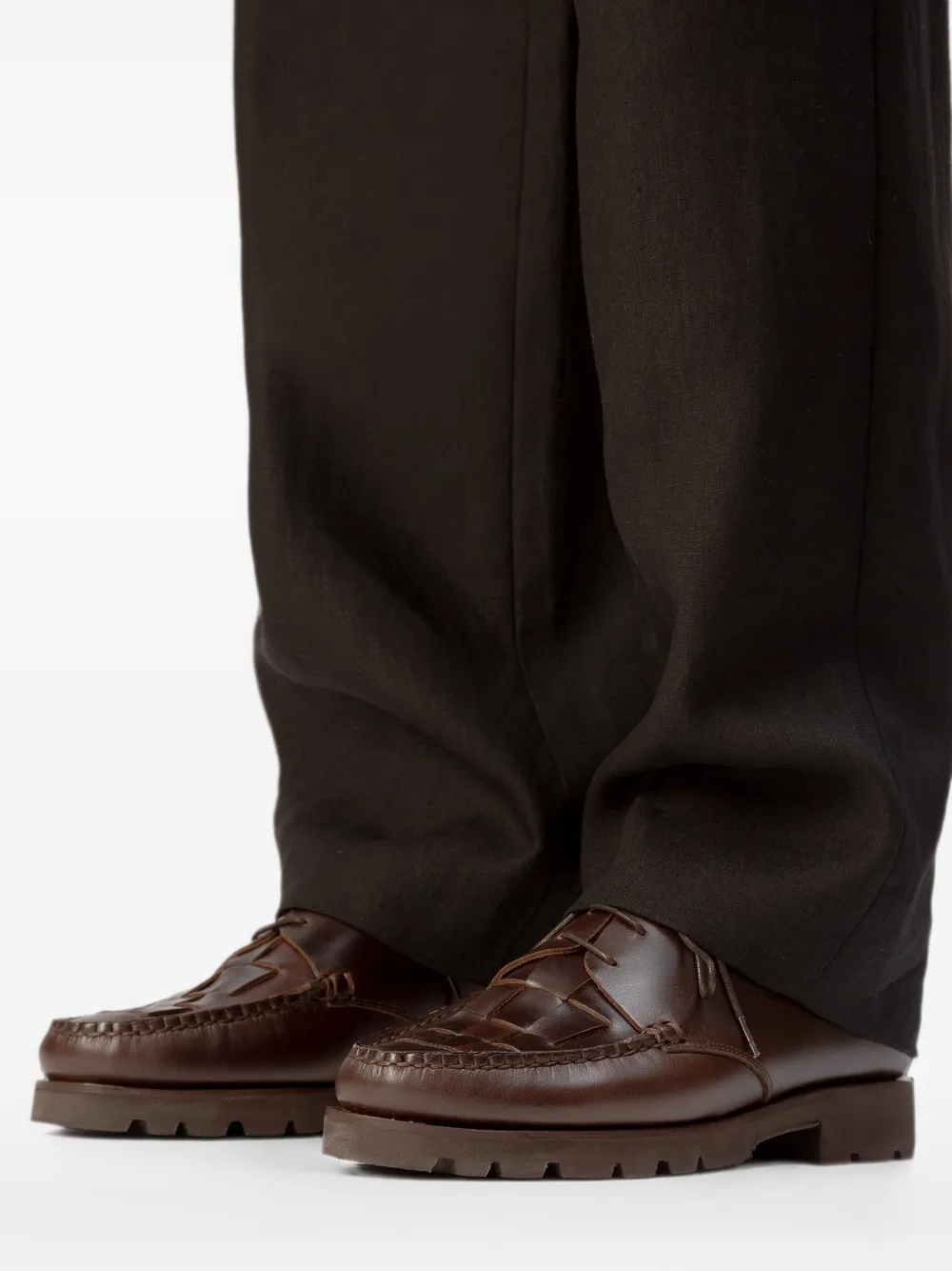 Hereu Colum lace-up derby shoes Zwart