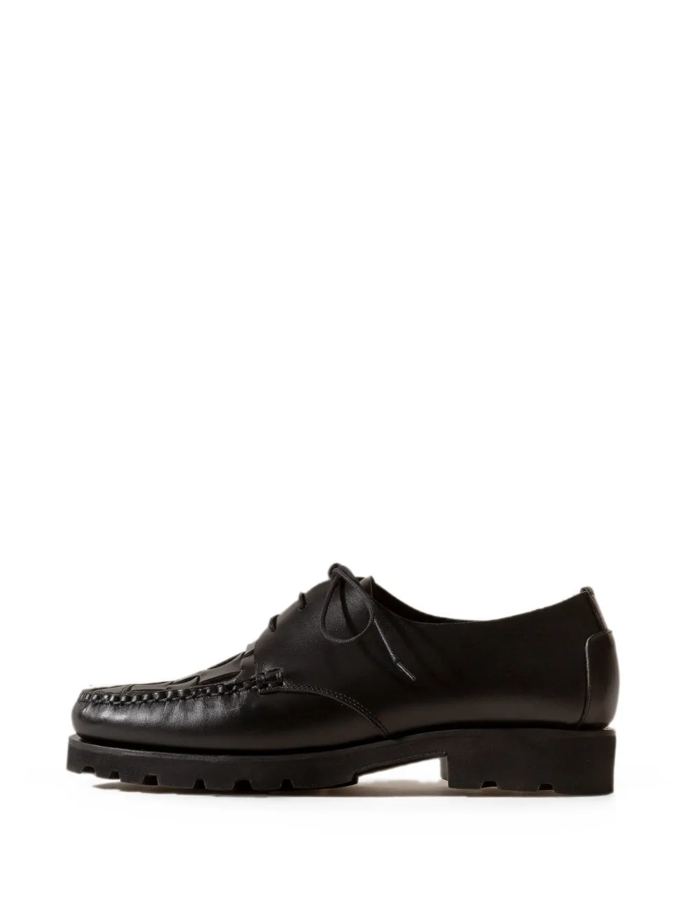 Hereu Colum Lace-up Derby Shoes In Animal Print