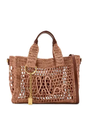 Chloé Summer Banana ラフィア ハンドバッグ | ニュートラル | FARFETCH JP