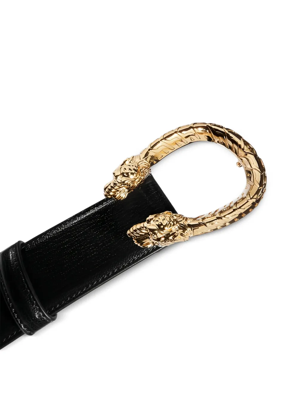 Gucci Dionysus leren riem Zwart