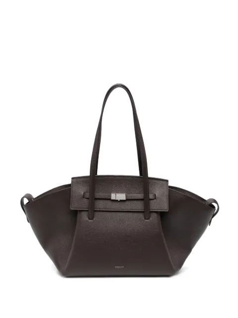 DeMellier Brooklyn grained leather tote bag