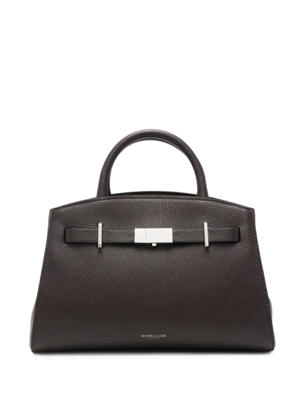 DeMellier Hudson grained leather top-handle mini bag