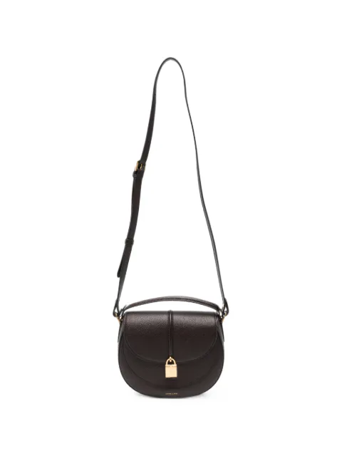 DeMellier Siena grained leather saddle bag