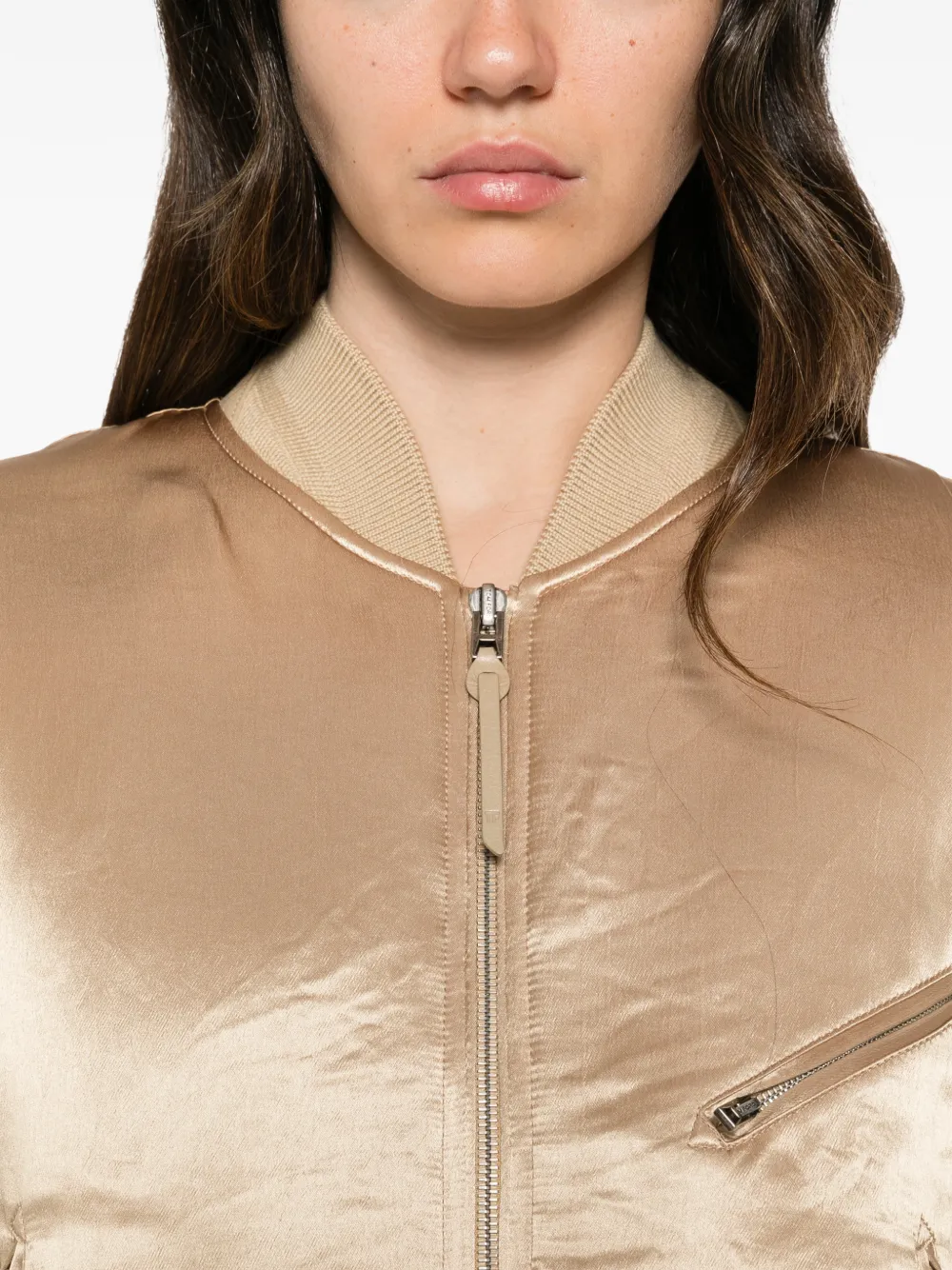 TOM FORD Gewatteerd bomberjack Beige