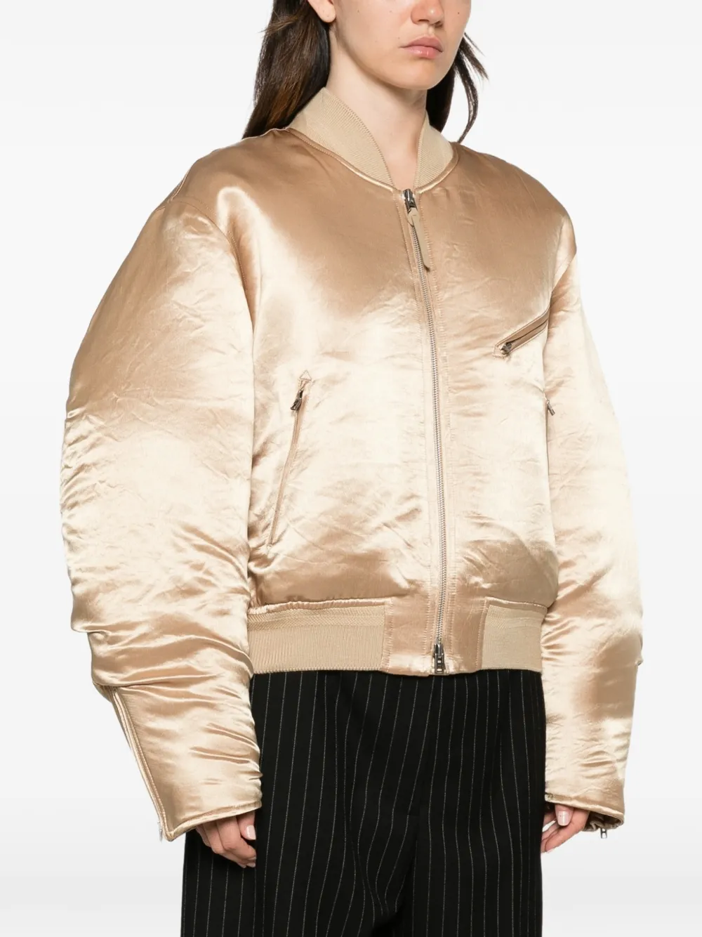 TOM FORD Gewatteerd bomberjack Beige