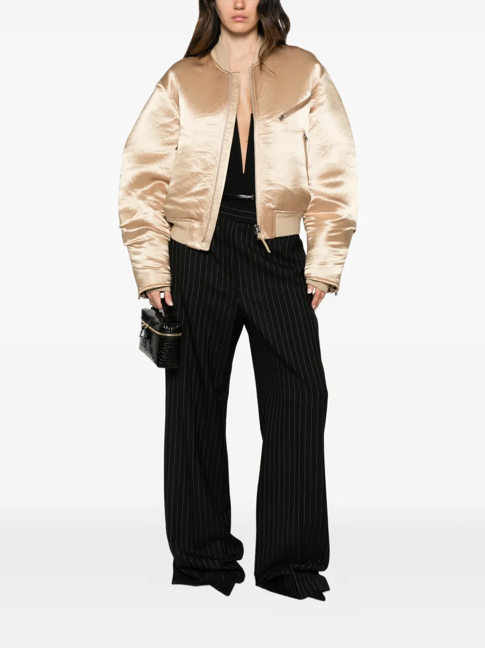 TOM FORD Gewatteerd bomberjack Beige